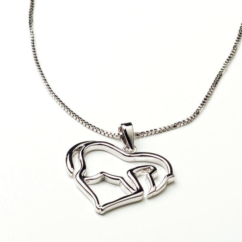 Horse as Heart Necklace
