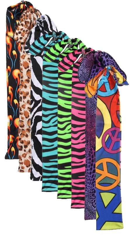 Tough-1 Lycra Tail Bag Prints - 6 Pack