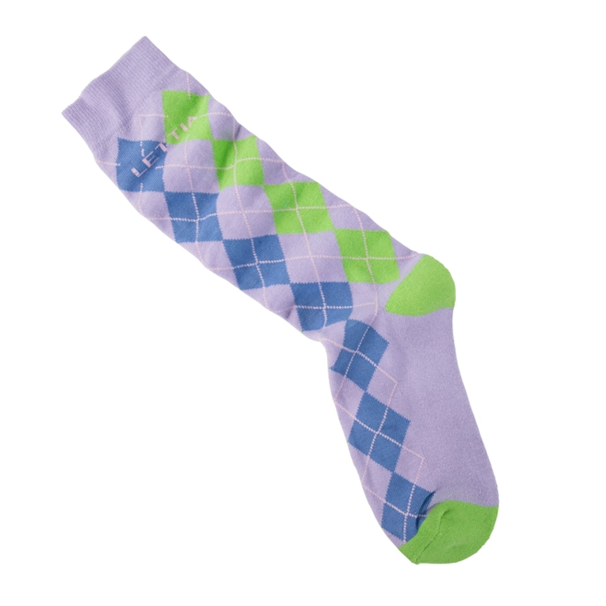 Lettia Kids Argyle Bamboo Boot Socks
