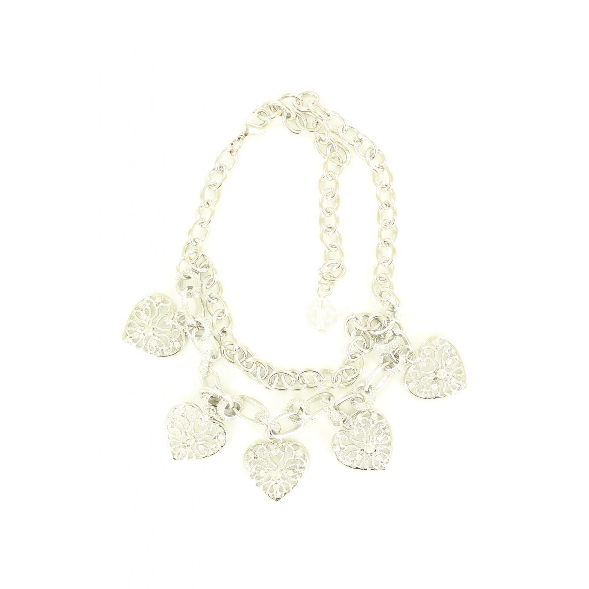 Blazin Roxx Heart & Charms Boot Bracelet