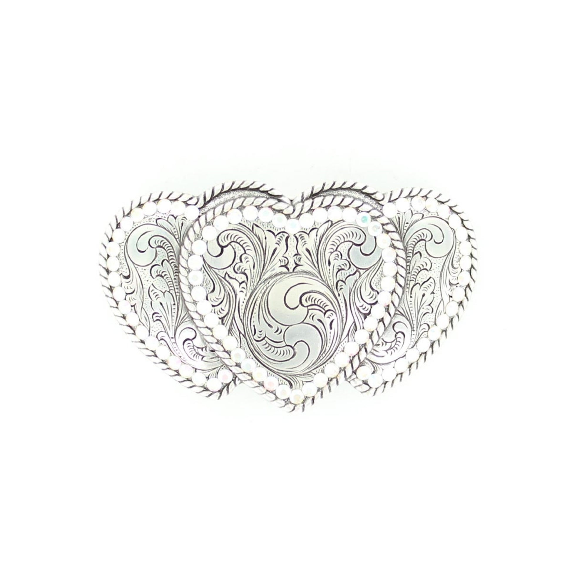 Nocona Triple Heart Buckle