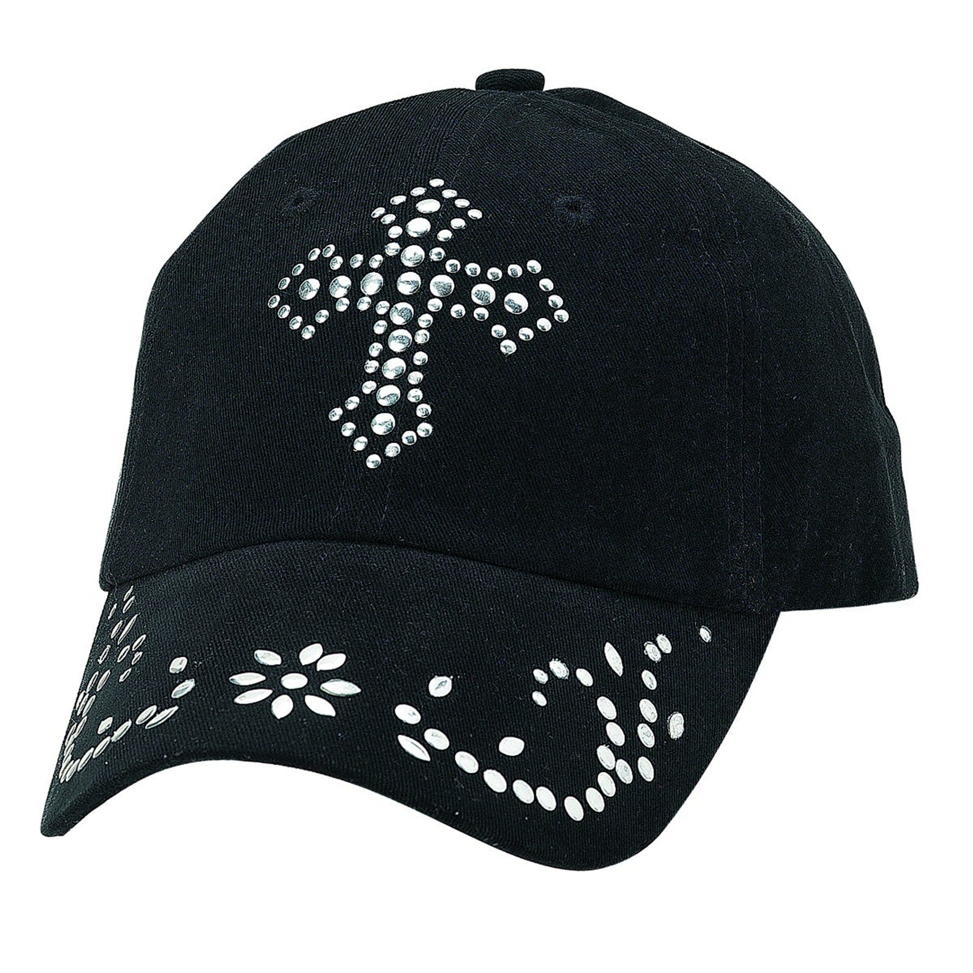 Blazin Roxx Ladies Nailhead Cross Cap