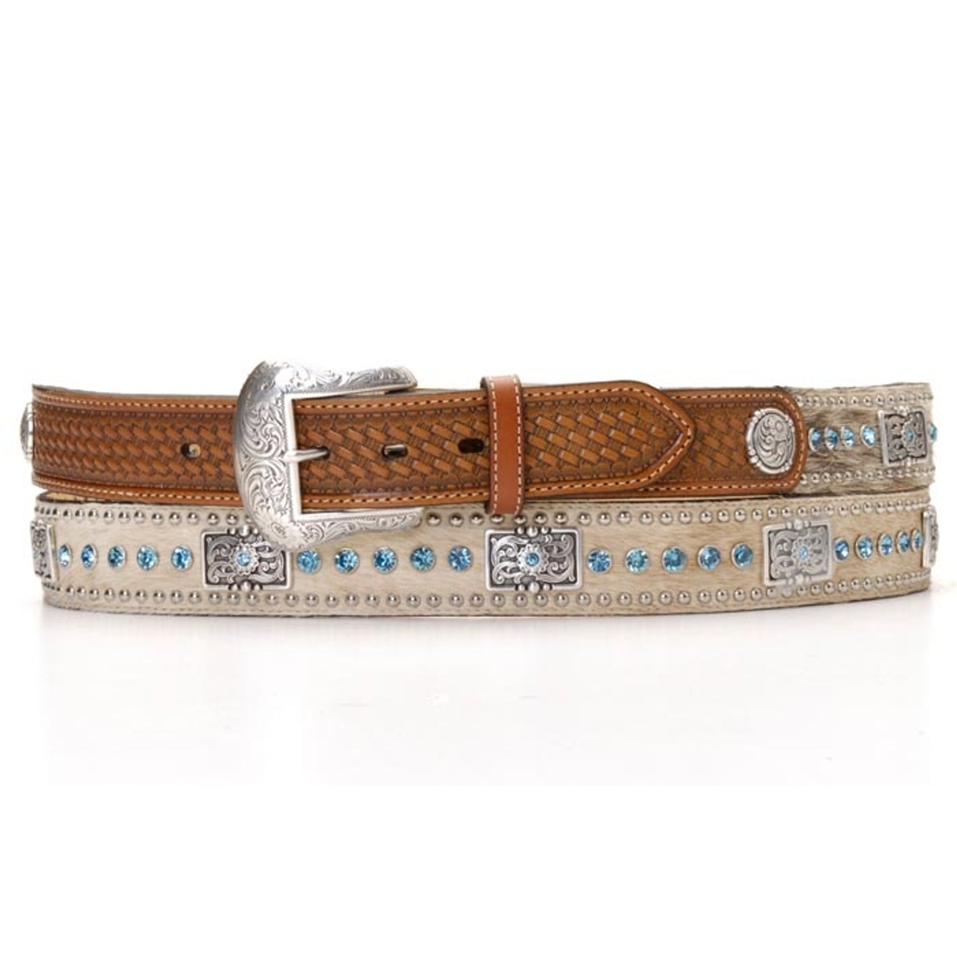 Nocona Stones & Bars Mens Belt
