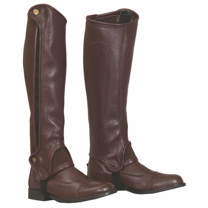 TuffRider Adult Grippy Grain Half Chaps - Tall