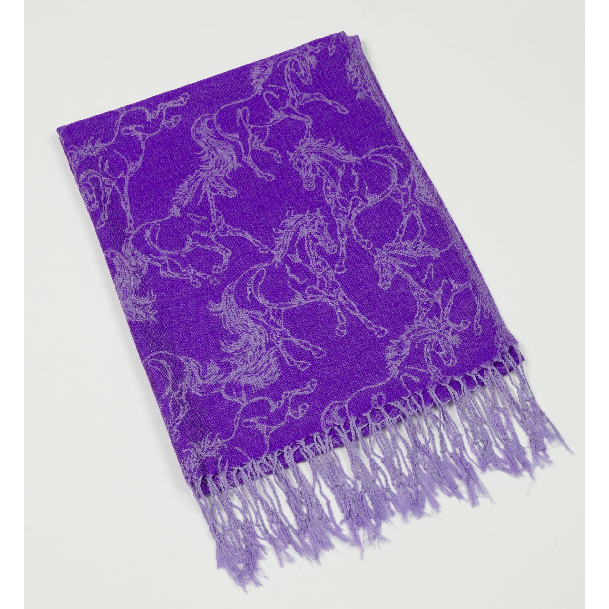 Lila Blakelee Reversible Horse Pashmina Scarf