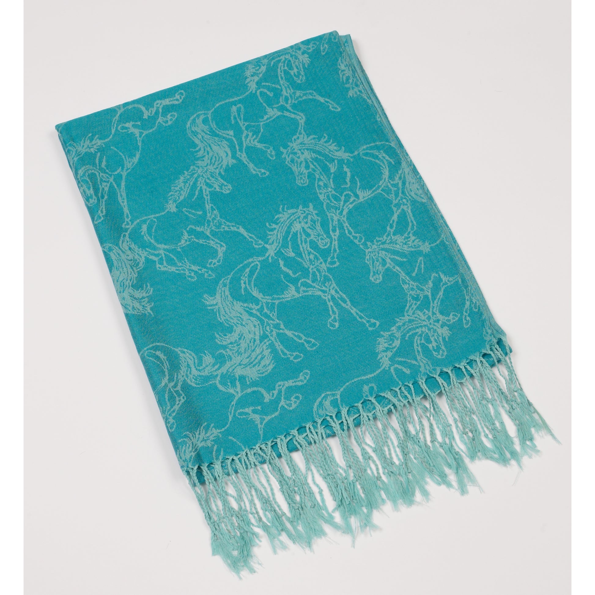 Lila Blakelee Reversible Horse Pashmina Scarf