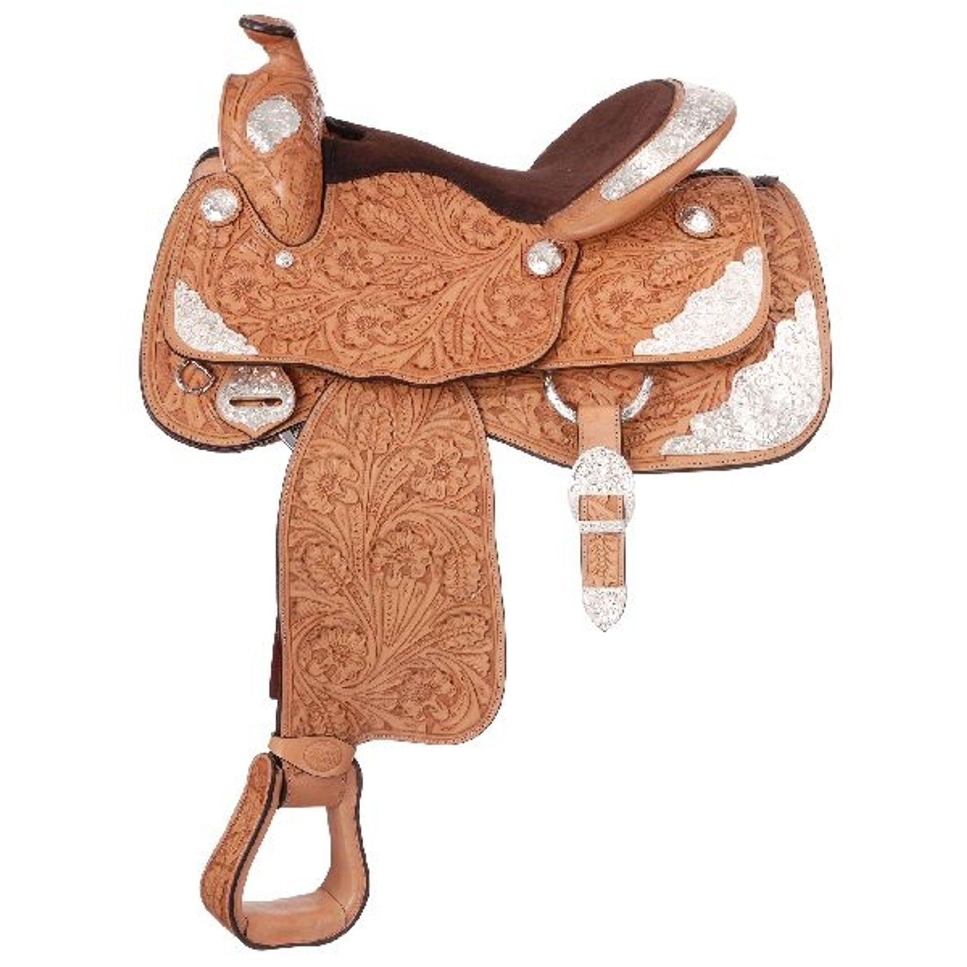 Silver Royal Premium Classic Premier Silver Show Saddle - Classic Silver Trim