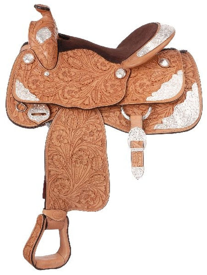 Silver Royal Premium Classic Premier Silver Show Saddle - Classic Silver Trim