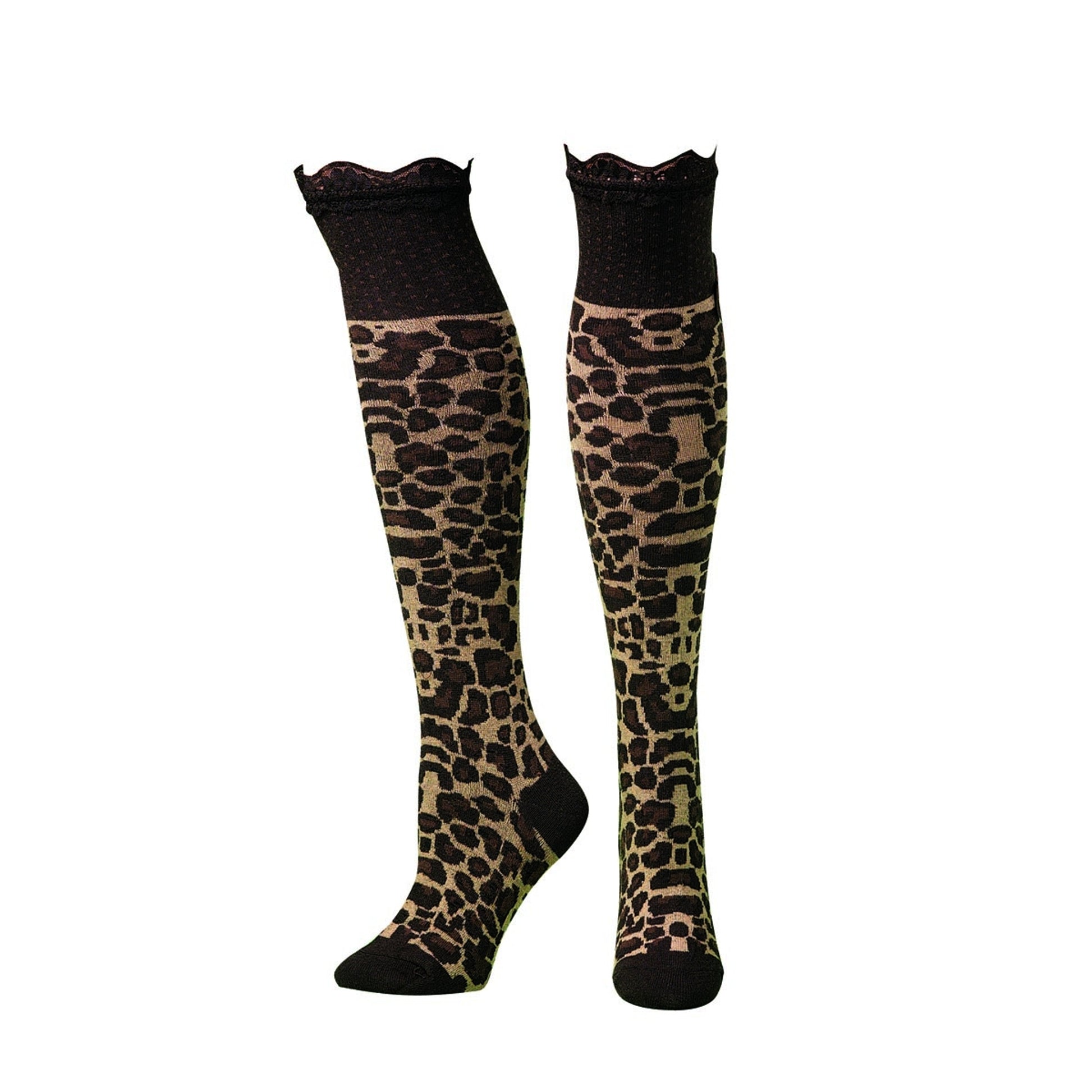 Blazin Roxx Knee Length Animal Print Socks