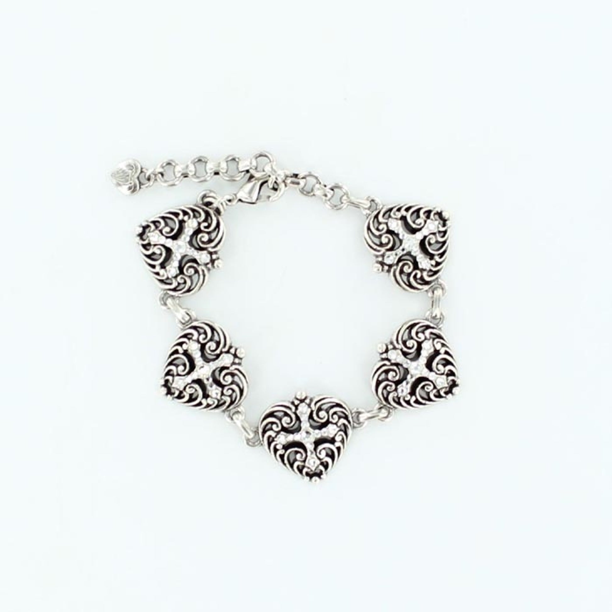 Blazin Roxx Heart Filigree Bracelet