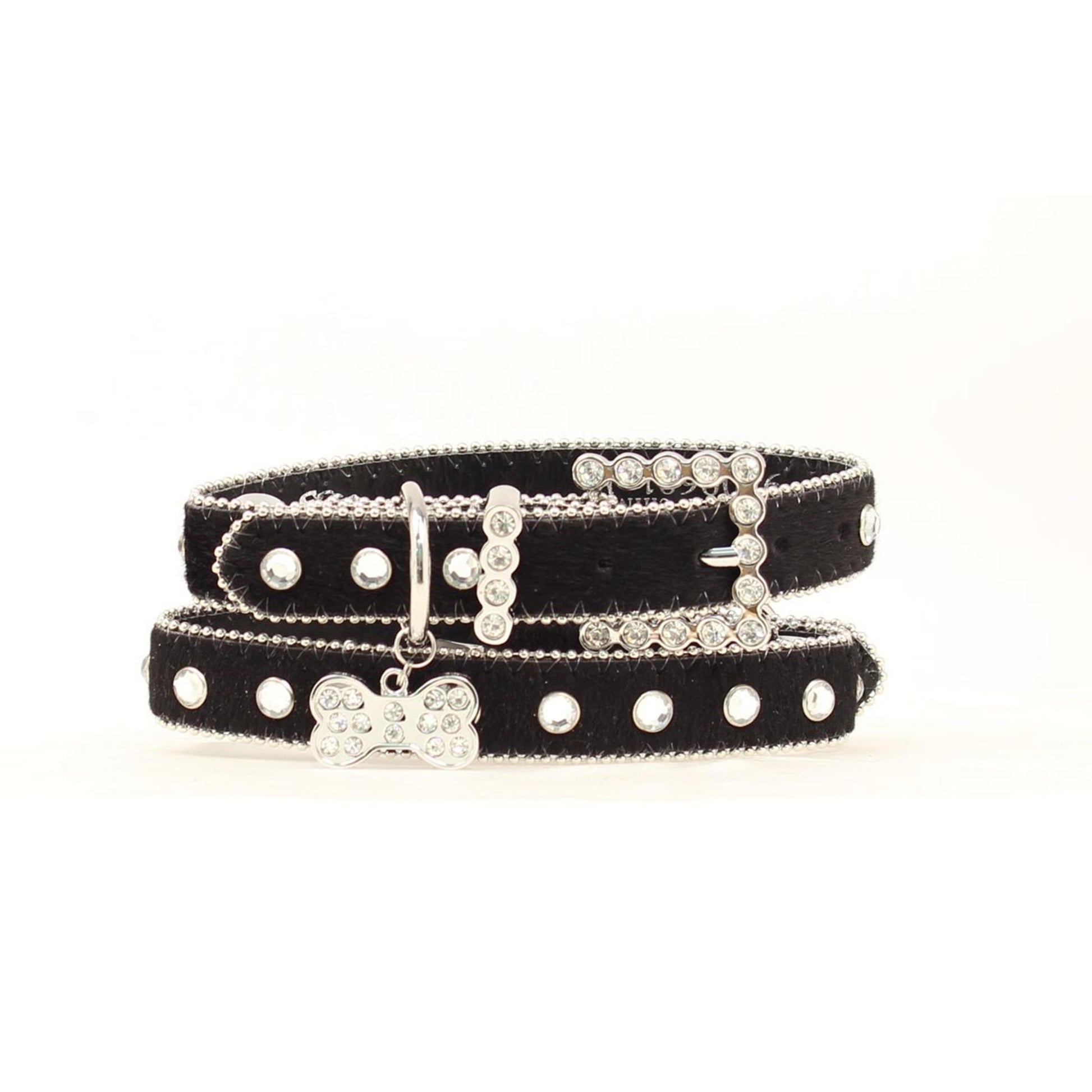 Blazin Roxx Bling Hair On Dog Collar
