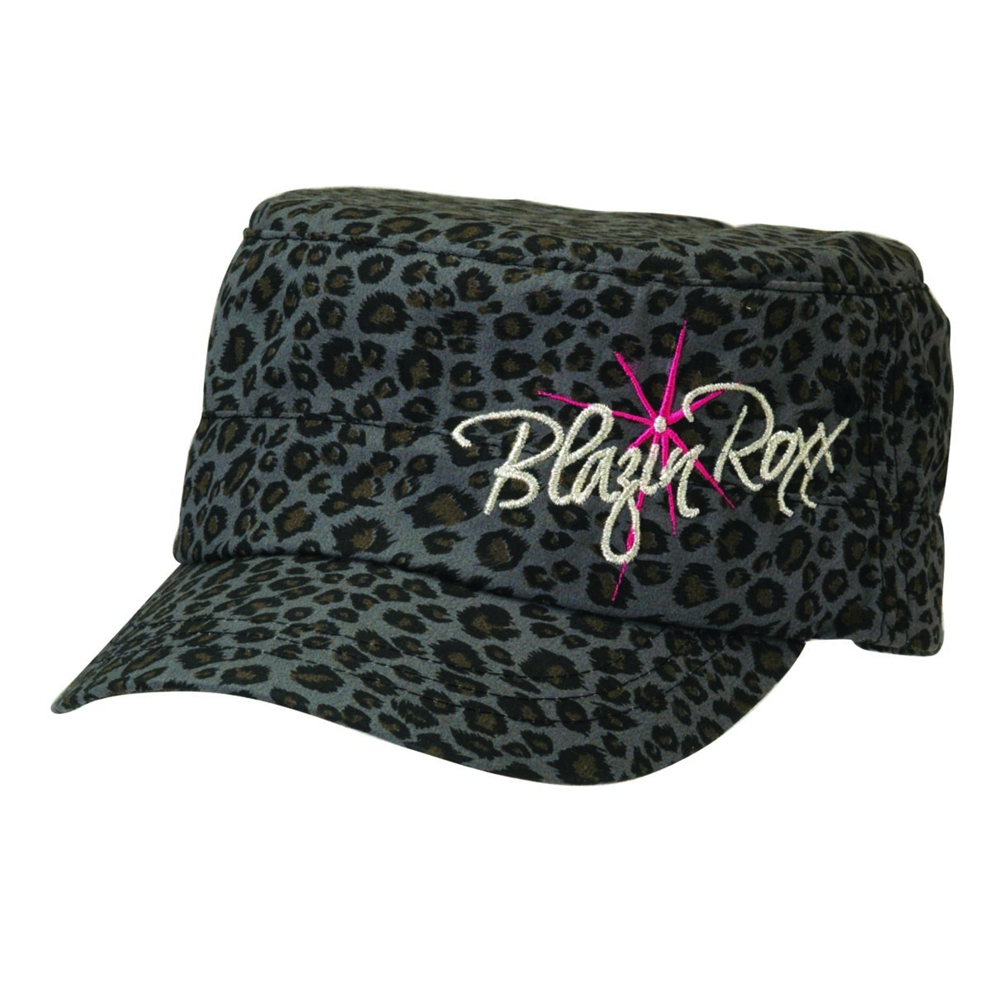 Blazin Roxx Cheetah Print Military Cap
