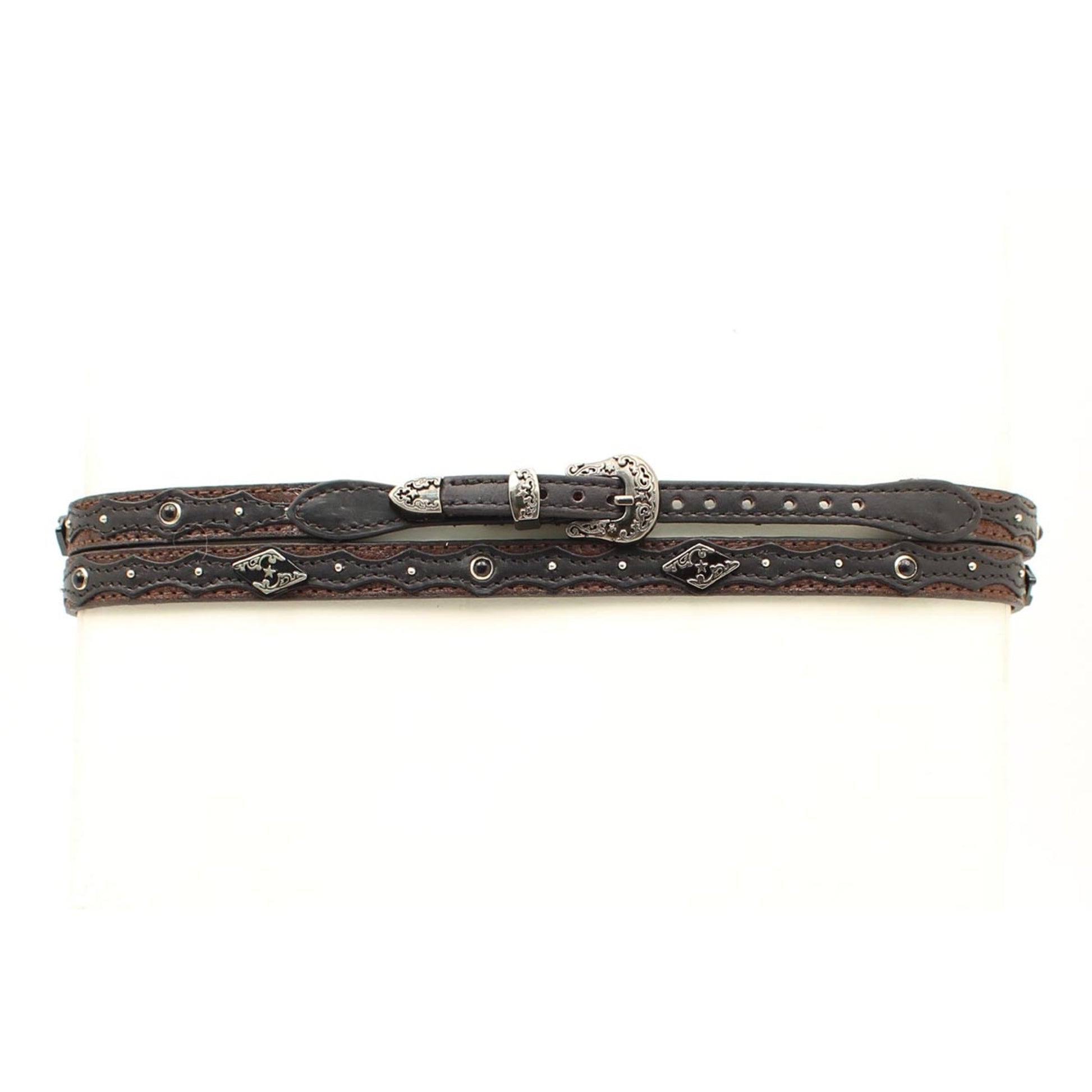 M&F Western Diamond Overlay Concho Hatband