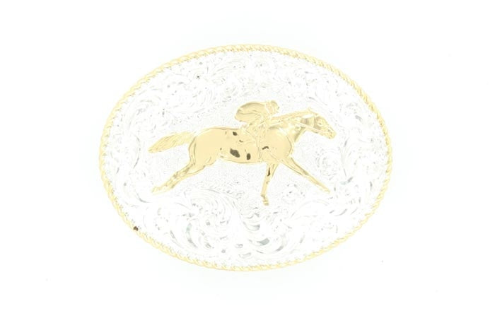 Crumine Mens Race Horse Buckle