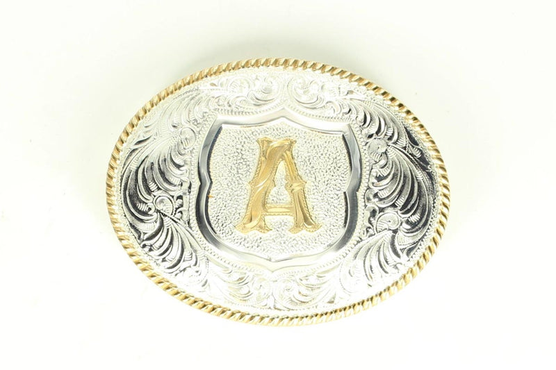 Crumine Oval Initial Buckle