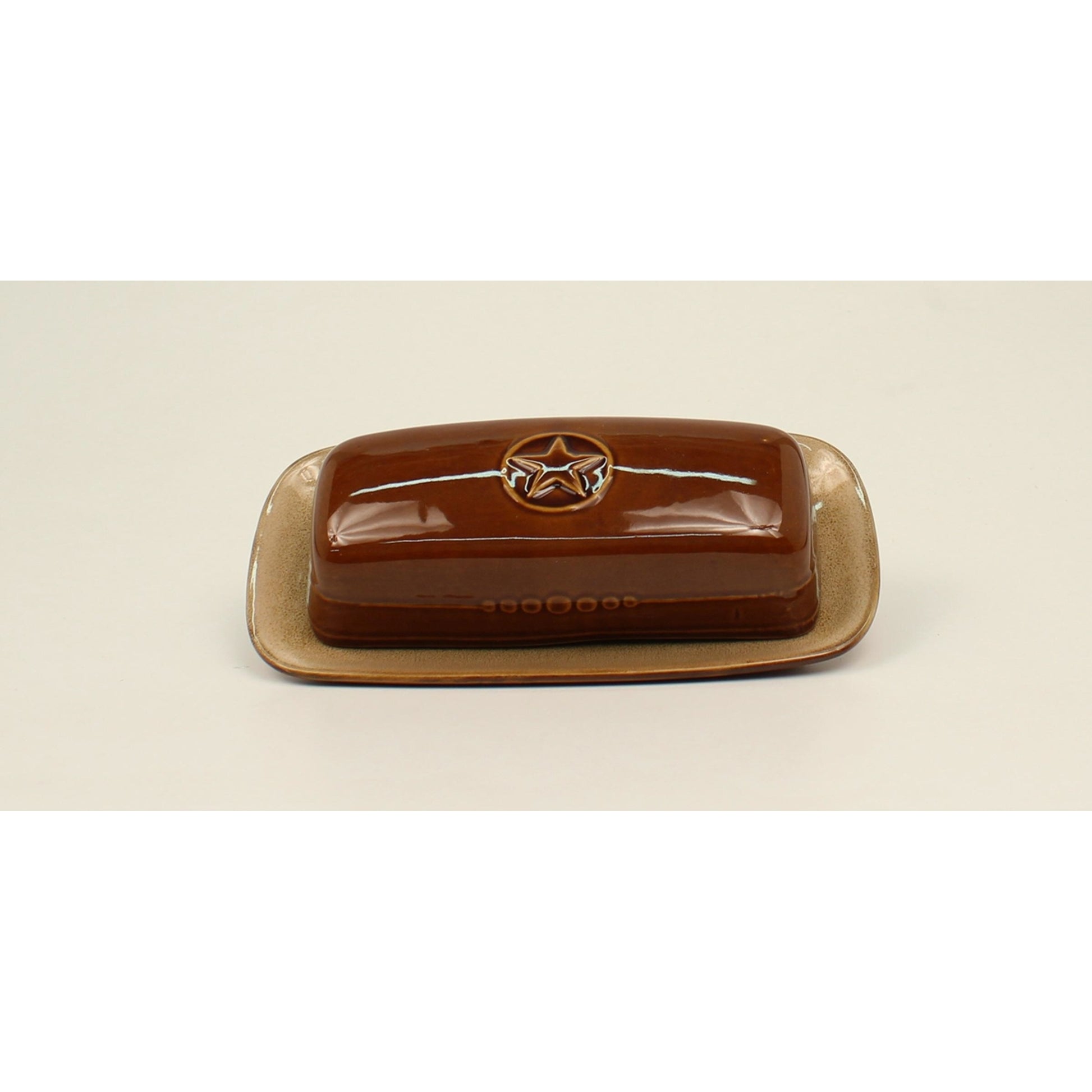 Western Moments Silverado Butter Dish