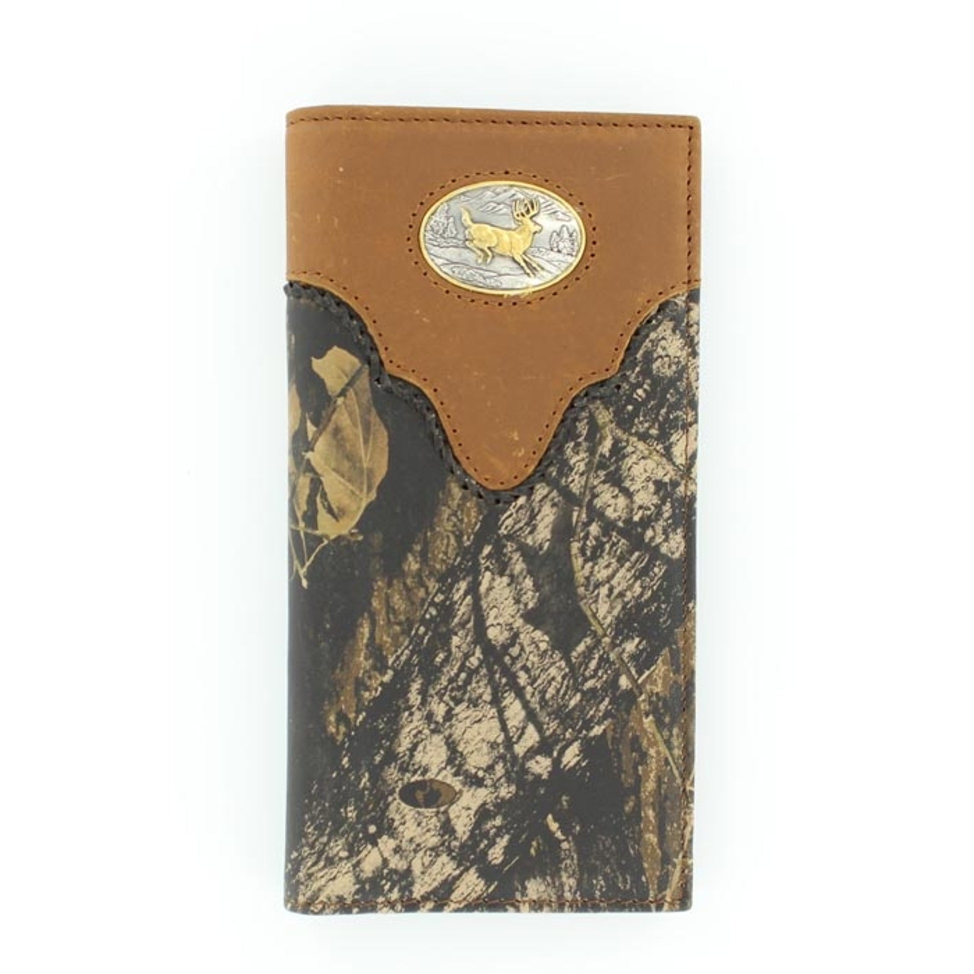 Nocona Pro Rodeo Deer Buck Camo Wallet