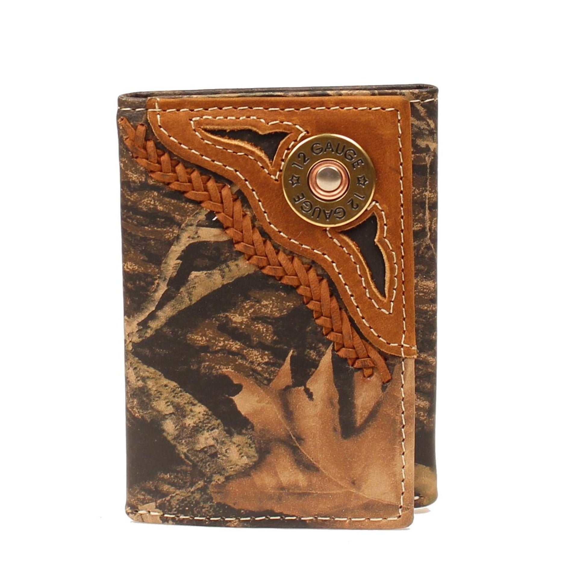 Nocona Mens Shotgun Shell Tri-fold Wallet