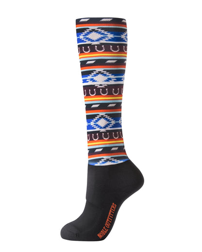 Noble Equestrian Over the Calf Peddies- Women's Print