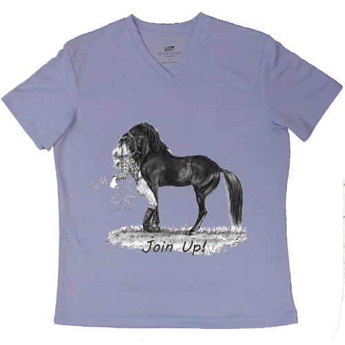 Join Up! V-Neck Ladies Tee Shirt