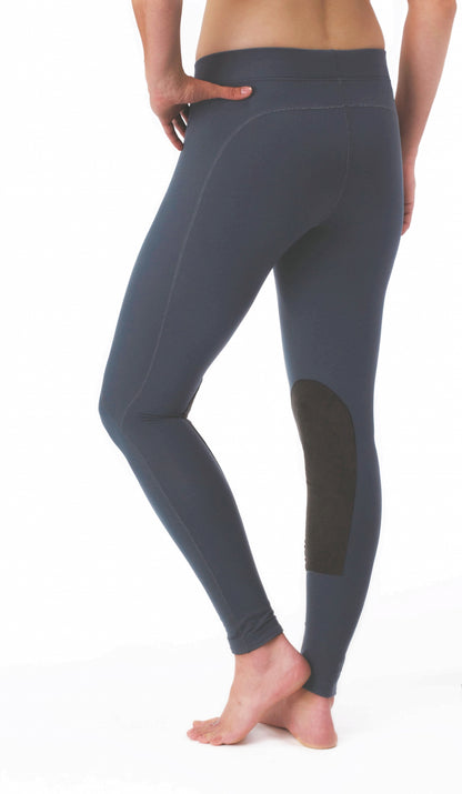 Kerrits Ladies Flow Rise Knee Patch Performance Tights