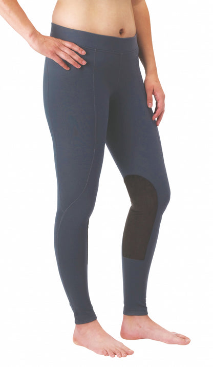 Kerrits Ladies Flow Rise Knee Patch Performance Tights