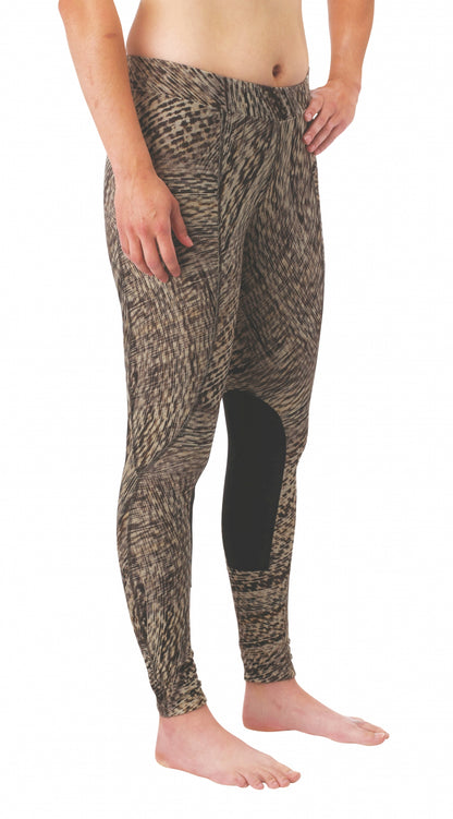 Kerrits Ladies Flow Rise Knee Patch Performance Tights
