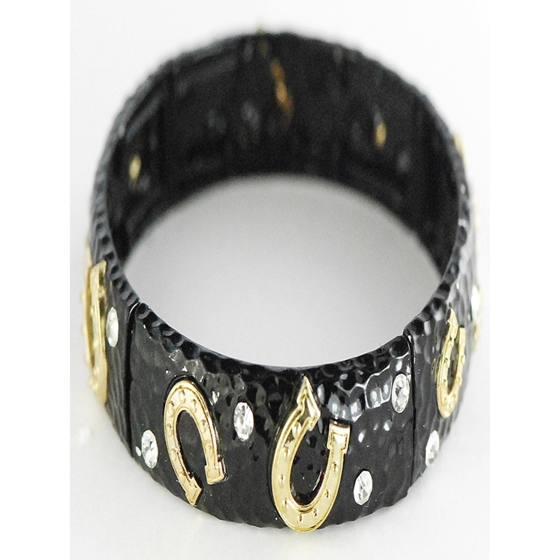 Finishing Touch Textured Horse Shoe Bracelet