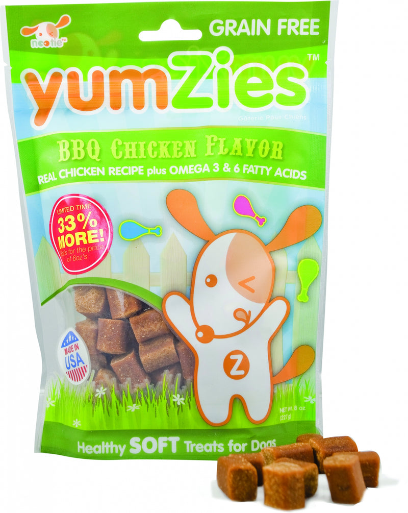 YumZies Mini Grain Free Soft Treats For Dogs - BBQ Chicken