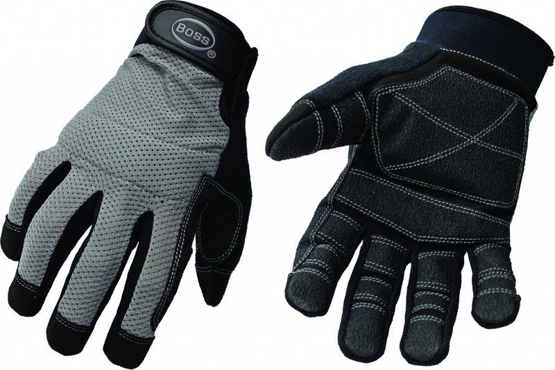 BOSS Mesh Back Utility Glove Pvc Palm And Finger