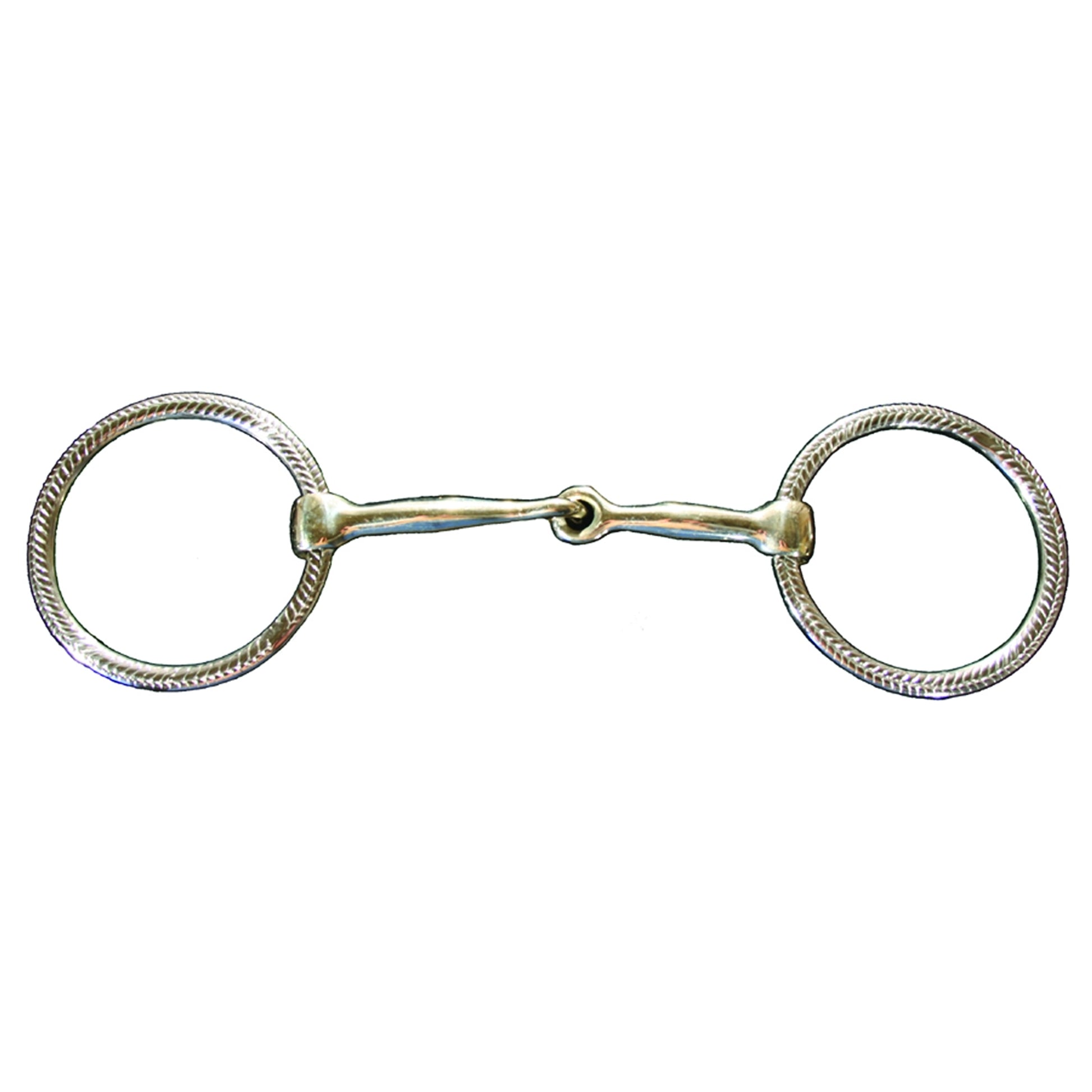 Circle Y Engraved Show Snaffle Bit