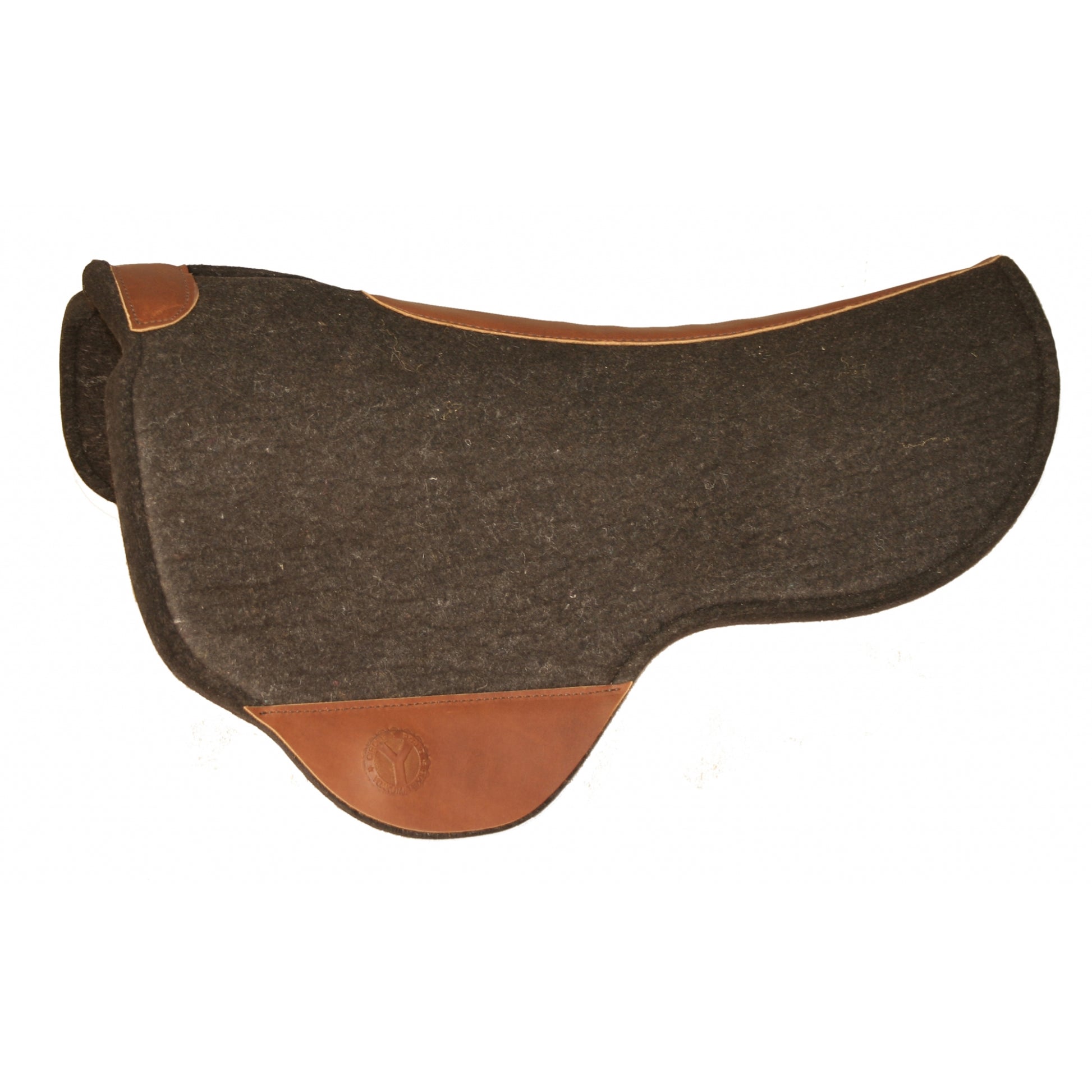 Circle Y Dropped Front Round Skirt Felt Pad