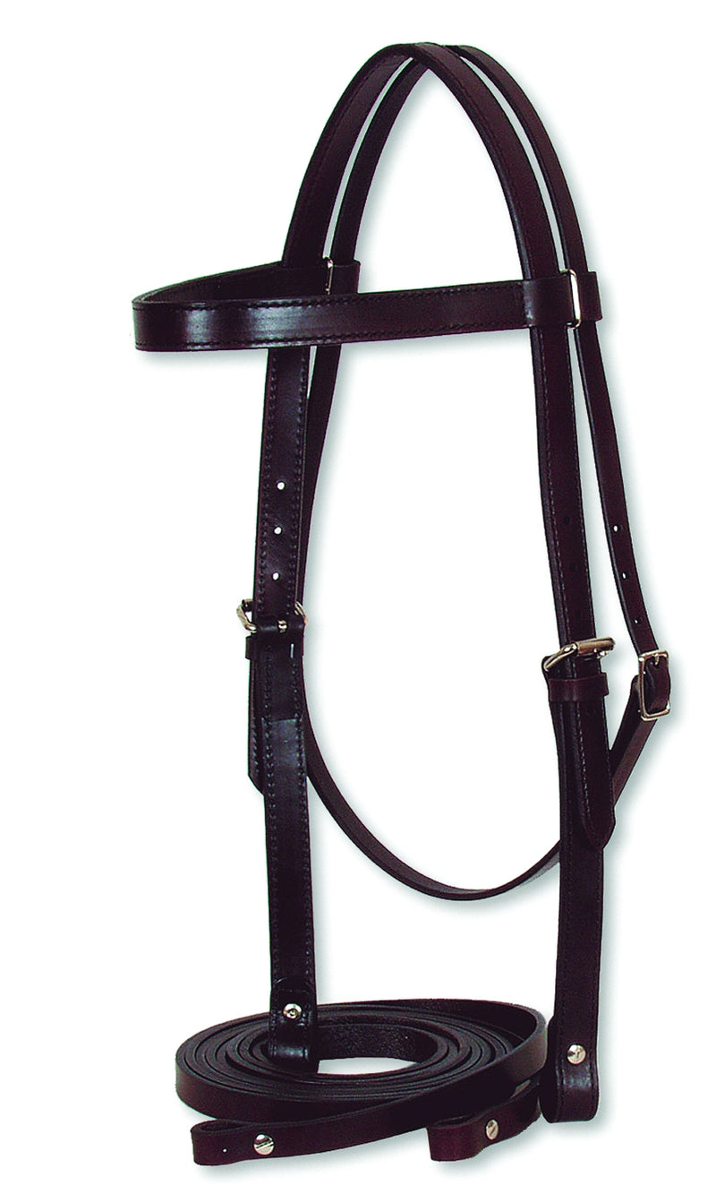 Circle Y Draft Horse Headstall/Reins Set