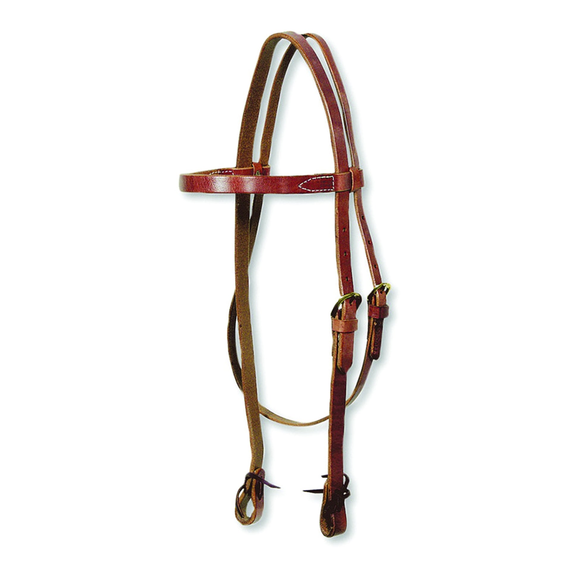 Circle Y Single Buckle Browband Harness Leather Headstall