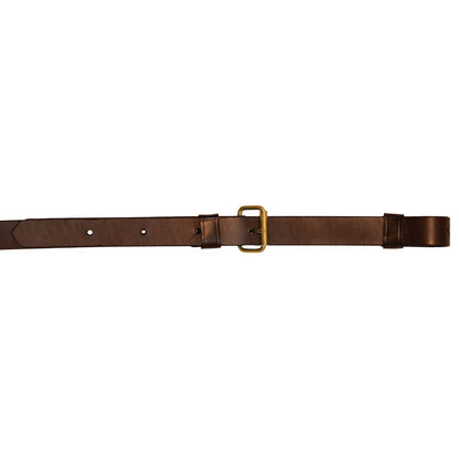 Circle Y Straight Plain Brass Flank
