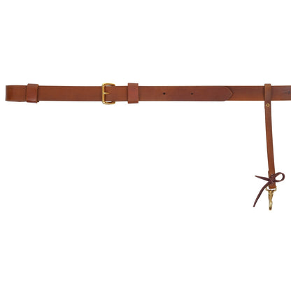 Circle Y Straight Plain Brass Flank