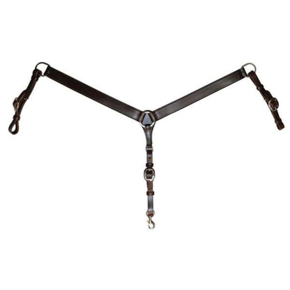 Circle Y Straight Plain Breast Collar