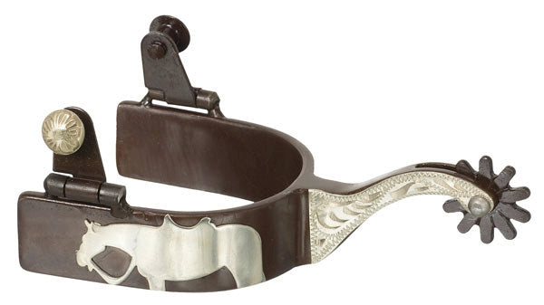 Tough-1 Ladies Antique Brown Western Horse Spurs