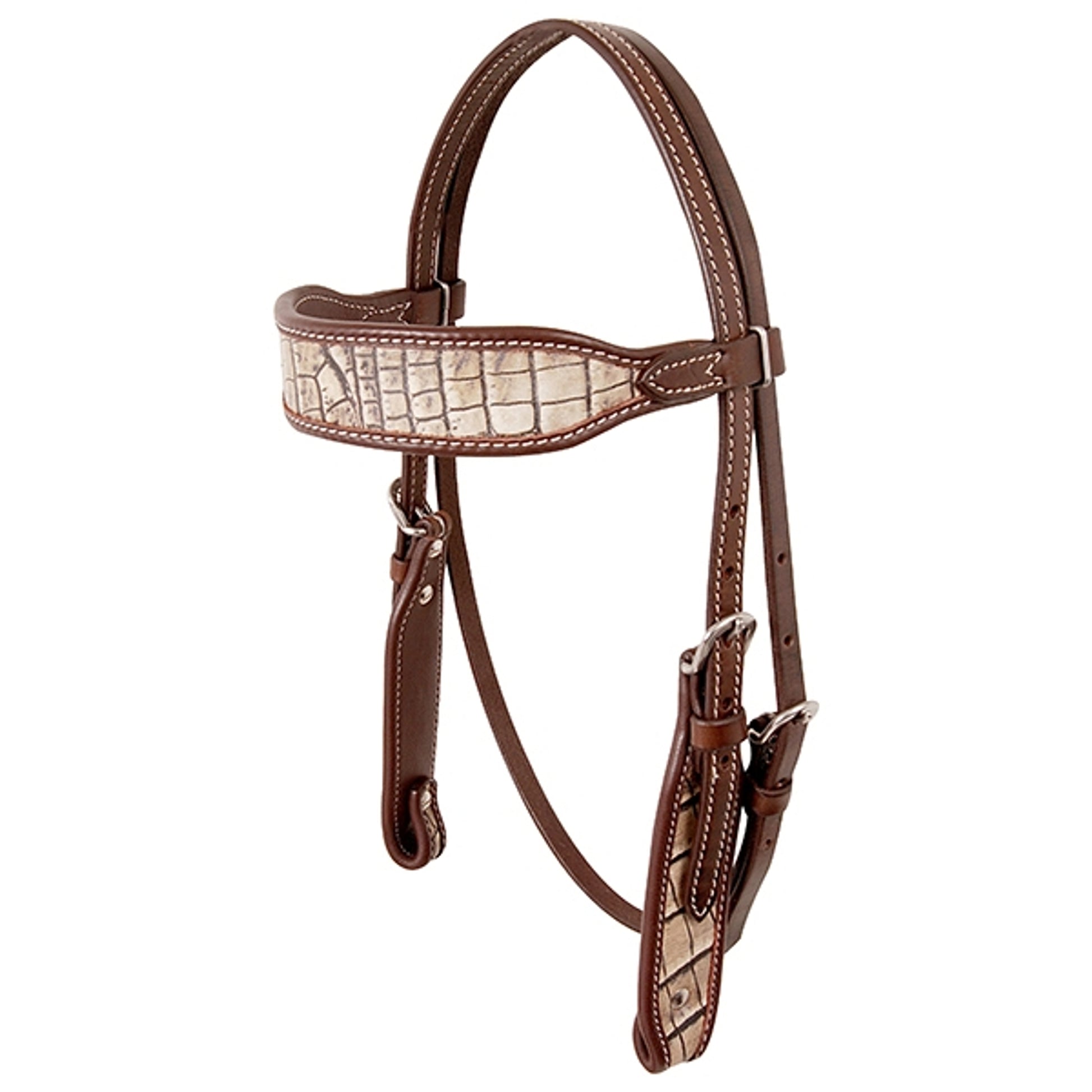 Cashel Gator Print Browband Headstall