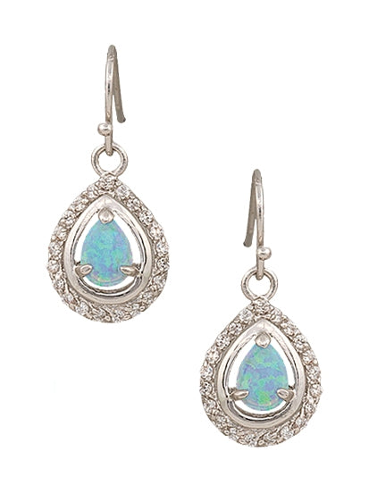 Montana Silversmiths River Lights On Ice Teardrop Earrings