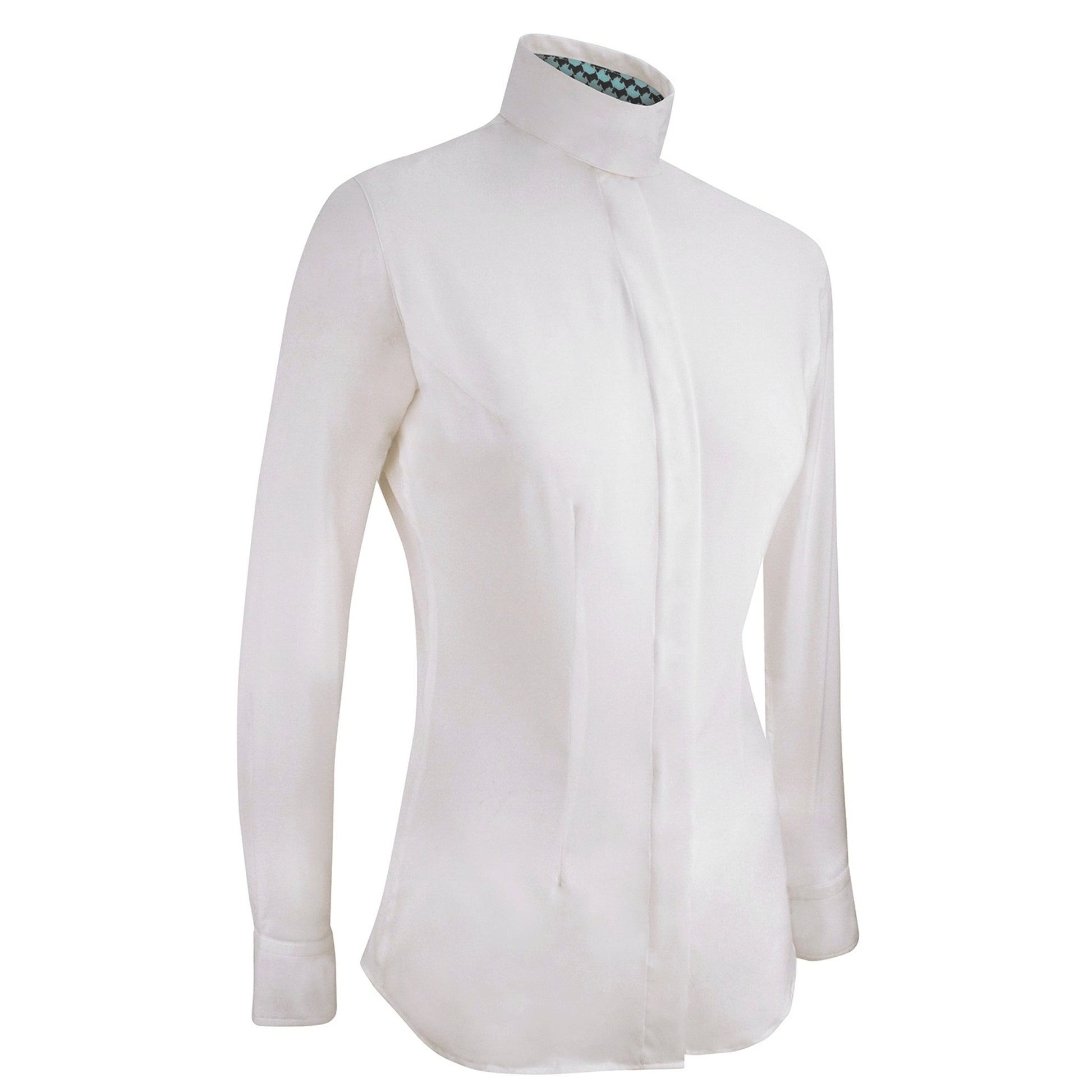 Irideon Ladies Arena Show Patterned Cuff Shirt - Stripes