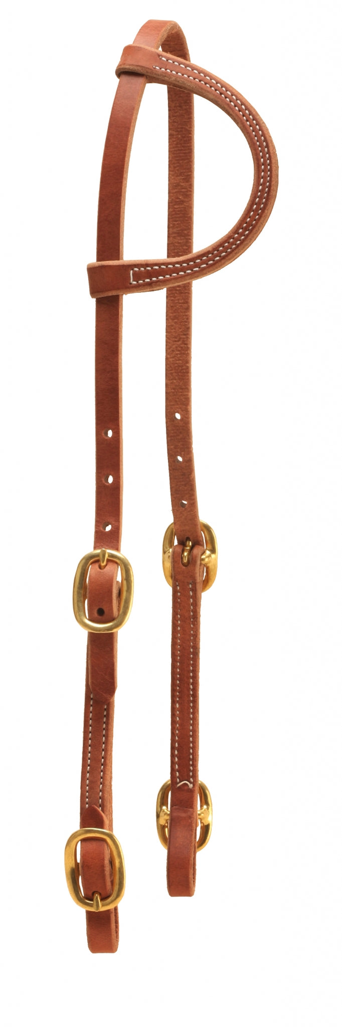 Tory Leather Cowboy Old Time Silding Ear Headstall