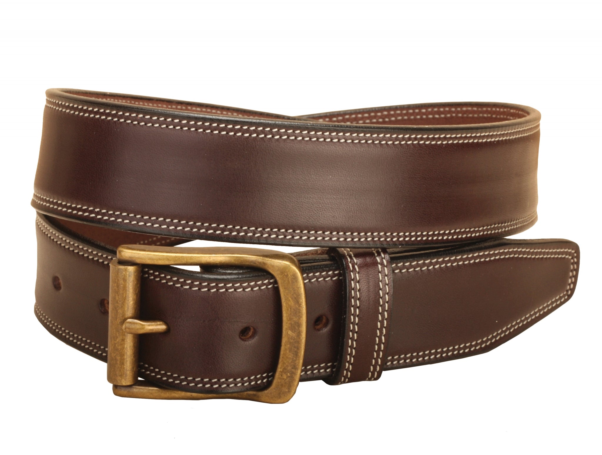 小物 TORY LEATHER BELT Tory Leather Double Edge Stitched Leather Belt– HorseLoverZ
