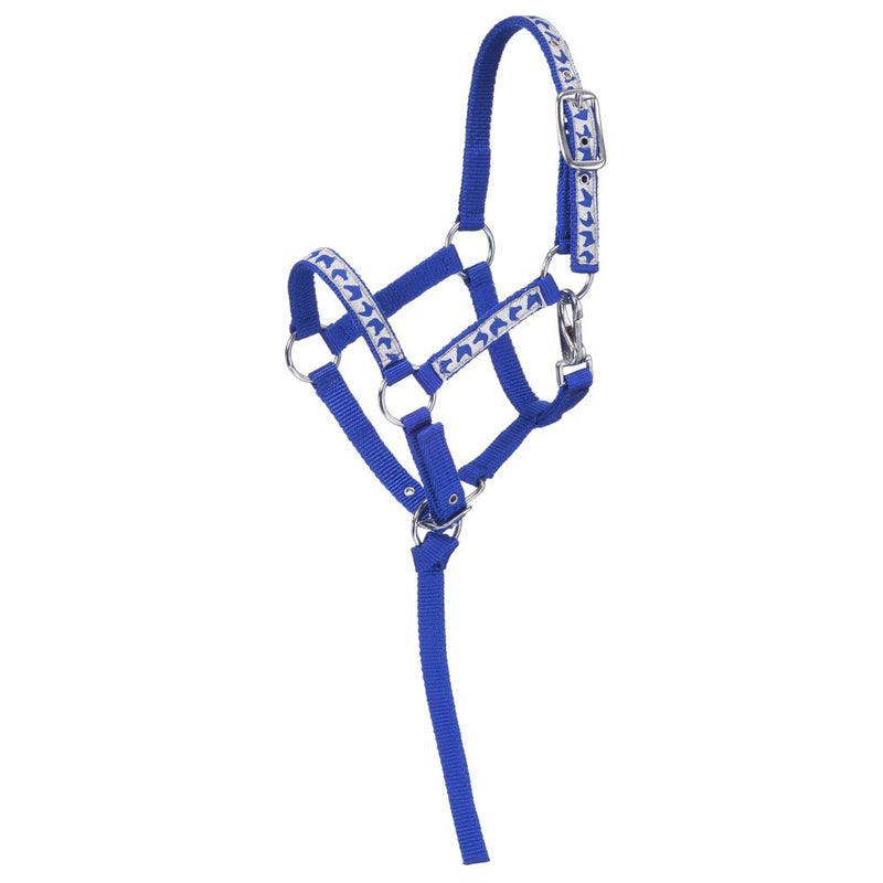 Tough-1 Nylon Horse Head Print Miniature Halter