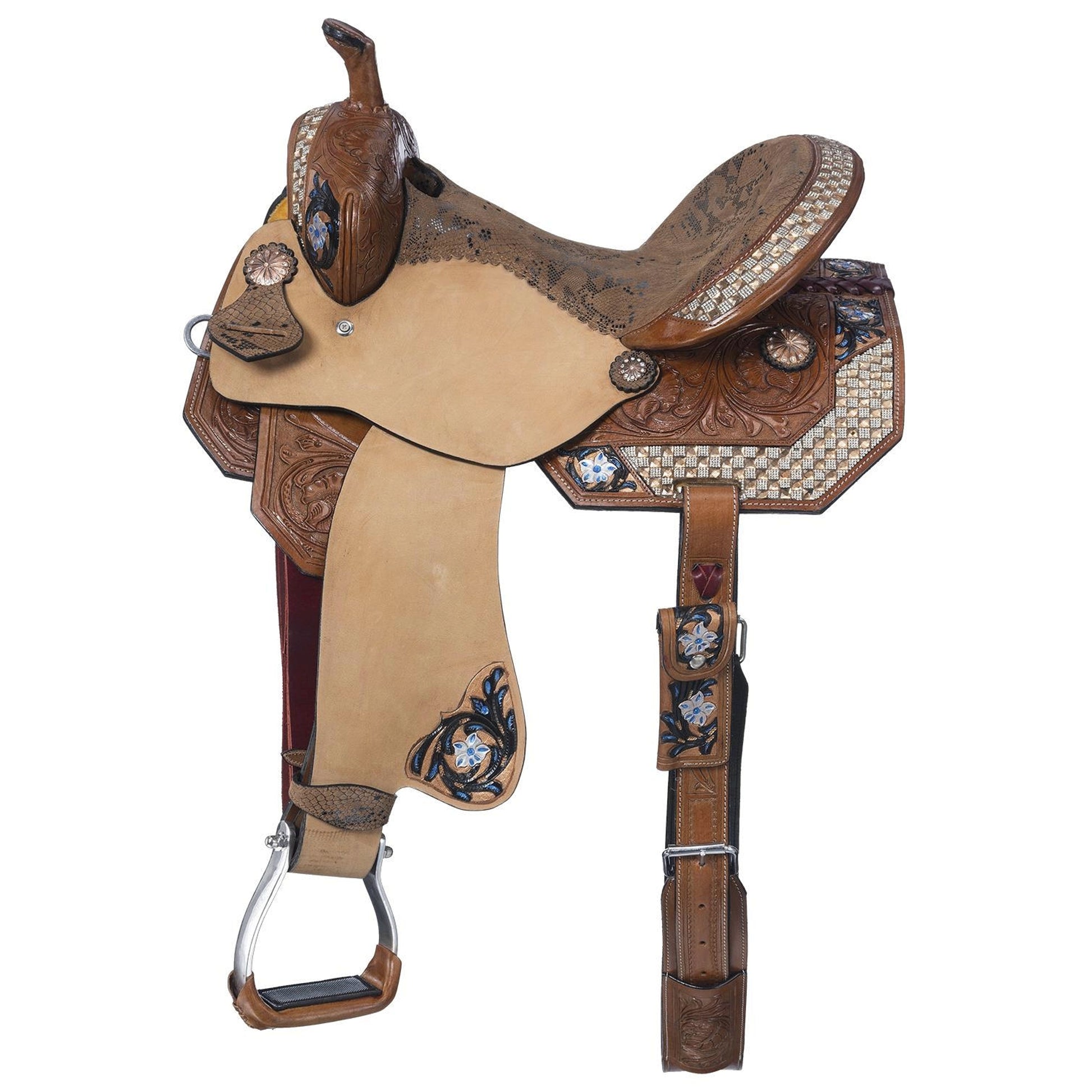 Silver Royal Savannah Barrel Saddle