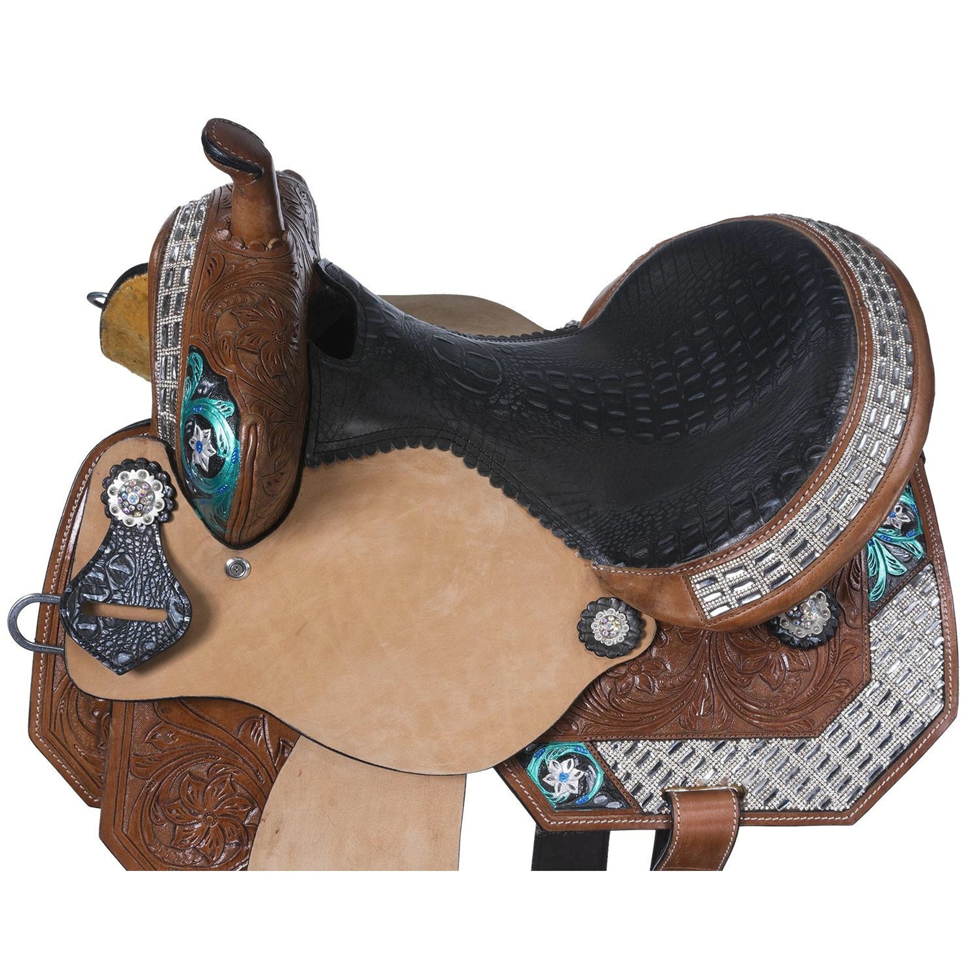 Silver Royal Ashton Barrel Saddle