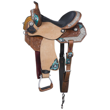 Silver Royal Ashton Barrel Saddle