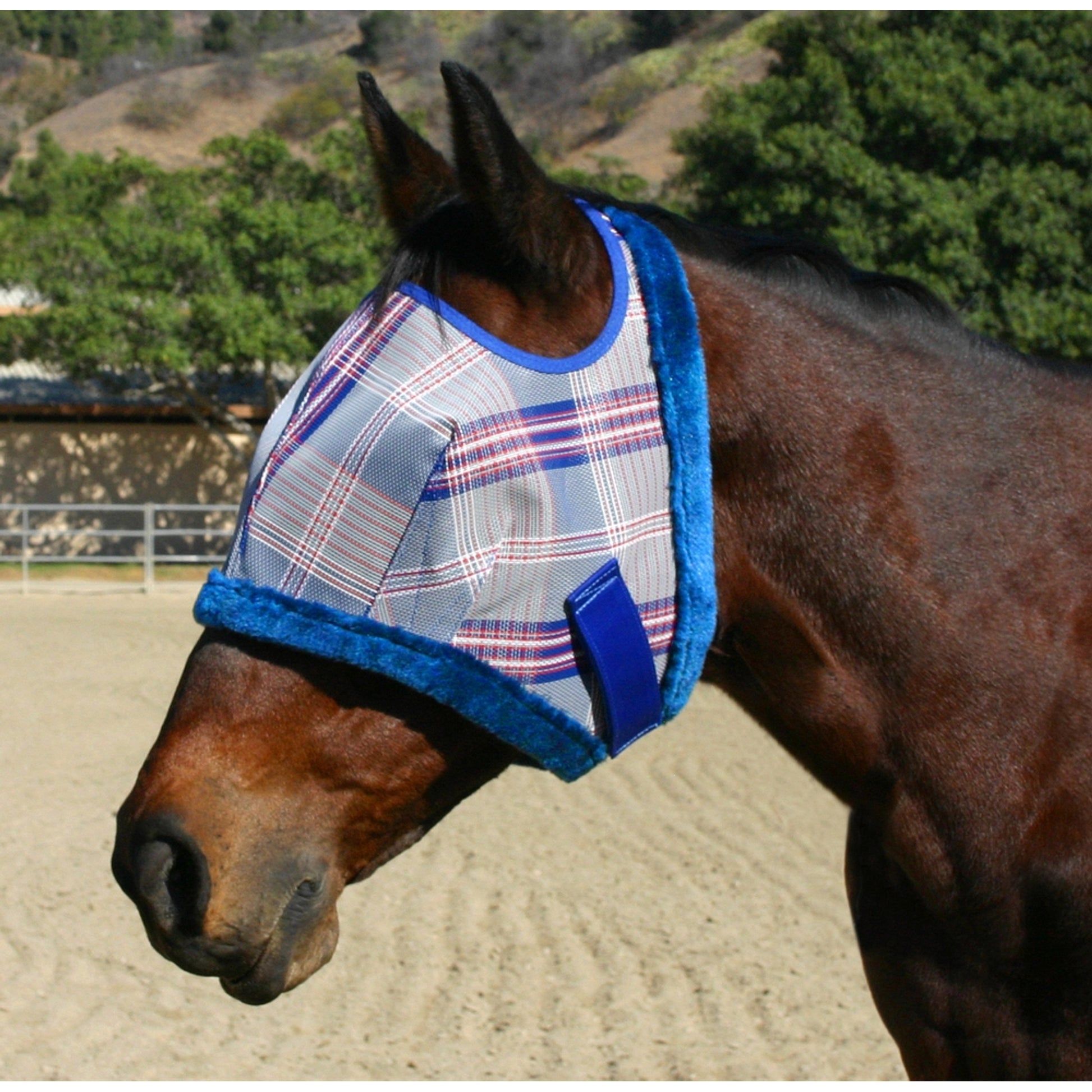Kensington UV Fly Mask with Fleece Trim - Open Top