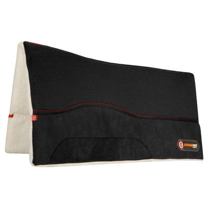 T3 MicroSuede Western Pad with T3 Extreme Pro-Impact Protection Inserts