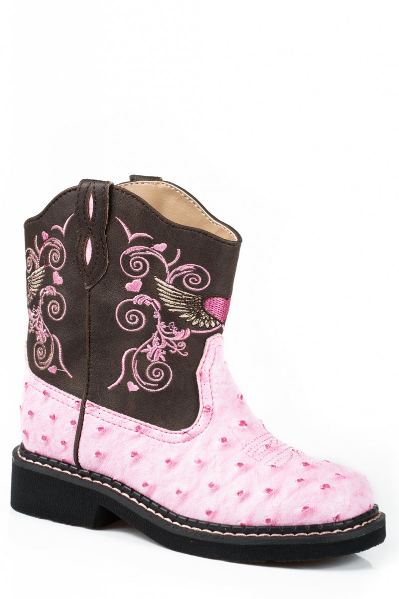 Roper Kids Winged Heart Cowgirl Boots